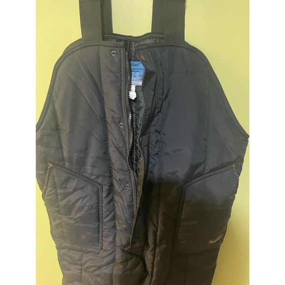Refrigiwear Outdoor Insulated Overalls Iron-Tuff Bibs -50F X-Large - Picture 6 of 11
